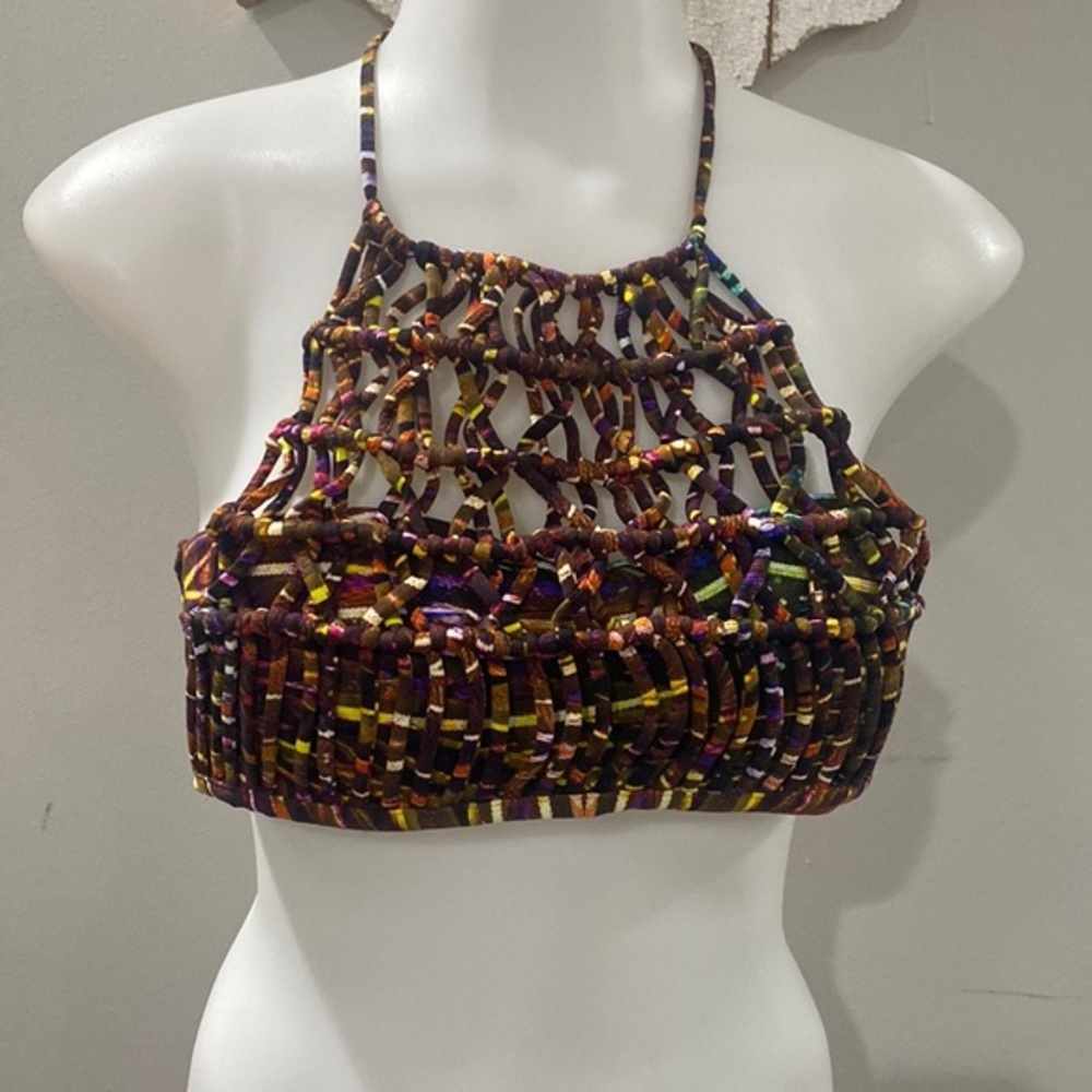 NWOT! Miss Bikini Halter Neck Bikini Top
